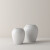 Lyngby Porcelæn - Rhombe White Vase 25Cm