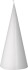 Støbeform Til Lys - Kegle - Str 140X65 Mm