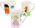 Mal Hvide Krus - H 7-10 Cm - Hvid