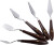 Malerknive - L 17-23 Cm - B 1 5-2 5 Cm - 5 Stk