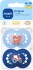 Mam - Orig 16-36M Nat Rub 2P Box V - Blue - 16-36 Months