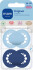 Mam - Orig Silk Pacifier 16-36M 2 Pack - Blue
