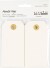 Manilamærker - Str 5X10 Cm - 250 G - Creme - 20 Stk