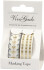 Masking Tape - Hjerter Og Prikker - Folie - B 15 Mm - Guld - Hvid - 2X4 M