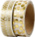 Masking Tape - Ranke Og Prikker - Folie - B 15 Mm - Guld - 2X4 M