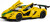 Mclaren P1 Gtr 1 43 Die-Cast Yellow - Tec-Toy