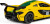 Mclaren P1 Gtr 1 43 Die-Cast Yellow - Tec-Toy