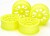 Medium-Narrow Mesh Wheels 24Mm 2 Yellow - 54850 - Tamiya