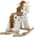 Bloomingville Mini - Merlen Gyngehest - Hest - Hvid - Polyester
