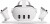 Meta - Quest 3 Charging Dock White