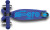 Micro - Maxi Deluxe Led Foldbar - Navy - Trehjulet Løbehjul