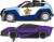 Micro Scalextric Racerbane - Ryans World - Street Chase - Inkl 2 Biler - 1
