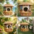 Mikamax - Tiki Bar Birdhouse - Fuglehus