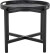 Bloomingville - Milli Bakkebord - Sort - Rattan - Rundt