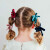 Mimi Lula - 4 Scrunchies Hårelastikker - Velvet Blackberry Bow