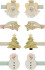 Mimi Lula - 8 Hårclips Til Børn - Mini Angel Christmas