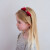 Mimi Lula - Hårbøjle - Burgundy Violet Bow