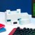 Minecraft 3D Lampe - Polarræv - 16 Cm