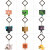 Minecraft - Nøglering Til Børn - Buddies Series 3 - Assorteret