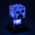 Minecraft - Creeper Lampe - Blå - 11 Cm