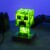 Minecraft - Creeper Lampe - Grøn - 11 Cm