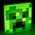 Minecraft - Natlampe Til Børn - Creeper
