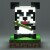 Minecraft - Lampe Til Børn - Panda