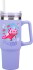 Minecraft Purple 900Ml Insulated Cup And Straw