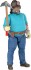 Minecraft - Figur - Steve Minevogn - 10 Cm