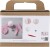 Mini Diy Kit - Silk Clay Og Foam Clay - Monster Sally - Lys Pink