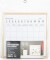 Kikkerland - Mini Whiteboard Kalender Inkl Tusch - 20X20 Cm