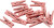 Minitøjklemme - L 25 Mm - B 3 Mm - Lyserød - 36 Stk
