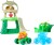 Monster Jam - Mini Jams Crash N Crumble Jungle Playset