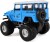 Monster Truck Jeep Med Pull - Back - Assorterede Farver