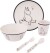 Moomin - Spisesæt Til Børn - Mumitroldene - Plastik - 5 Dele