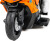Tec-Toy - Orange Fjernstyret Motorcykel - Thunder Riders - Lys Lyd