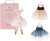 Moulin Roty - Ballerina Mus Bamse Med Tøj I Kuffert - Suzie - 26 Cm
