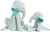 Moulin Roty - Lille Elefant Bamse - 28 Cm