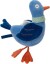 Moulin Roty - Tøjdyr Med Rangle - Duen Michel 20 Cm - Puce Og Pilou
