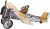 Mulle Meck - Puslespil I Træ - Flyvemaskine - 12 Brikker
