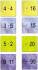 Matematik Vendespil - Multiplikationsmemory - 240 Brikker