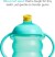 Munchkin - 2Pk Click Lock Bite-Proof Trainer Cup 6M - Bluegreen - 240 Ml