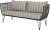 Bloomingville - Mundo Sofa - Grøn - Metal - Havesofa - Flet