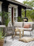 Bloomingville - Mundo Sofa - Grøn - Metal - Havesofa - Flet