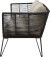 Bloomingville - Mundo Sofa - Sort - Metal - Havesofa - Flet