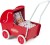 Dukkevogn I Træ - My Baby - Rød
