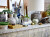 Bloomingville - Nadya Vase Kande - Blå - Stentøj - H 27 Cm