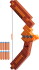 Nerf - Minecraft Bue Og 8 Skud - Hasbro G1120