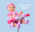 New Born - Baby Dukke Cykelsæde Med Sele - Simba Toys