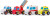New Classic Toys - Biler I Træ - 4 Stk